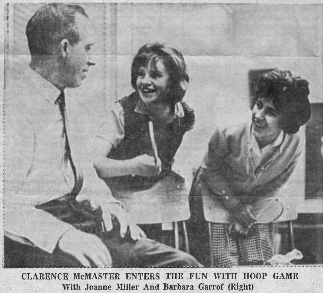 1962 Fun Night Nov 24 Examiner hoop game