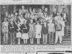 1954 Peterborough student traffic guards some Armour Heights in Ottawa