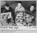 1996 Oct 30 This Week food drive Leanne Kevin Dunford Josh Topping Amanda Penuta