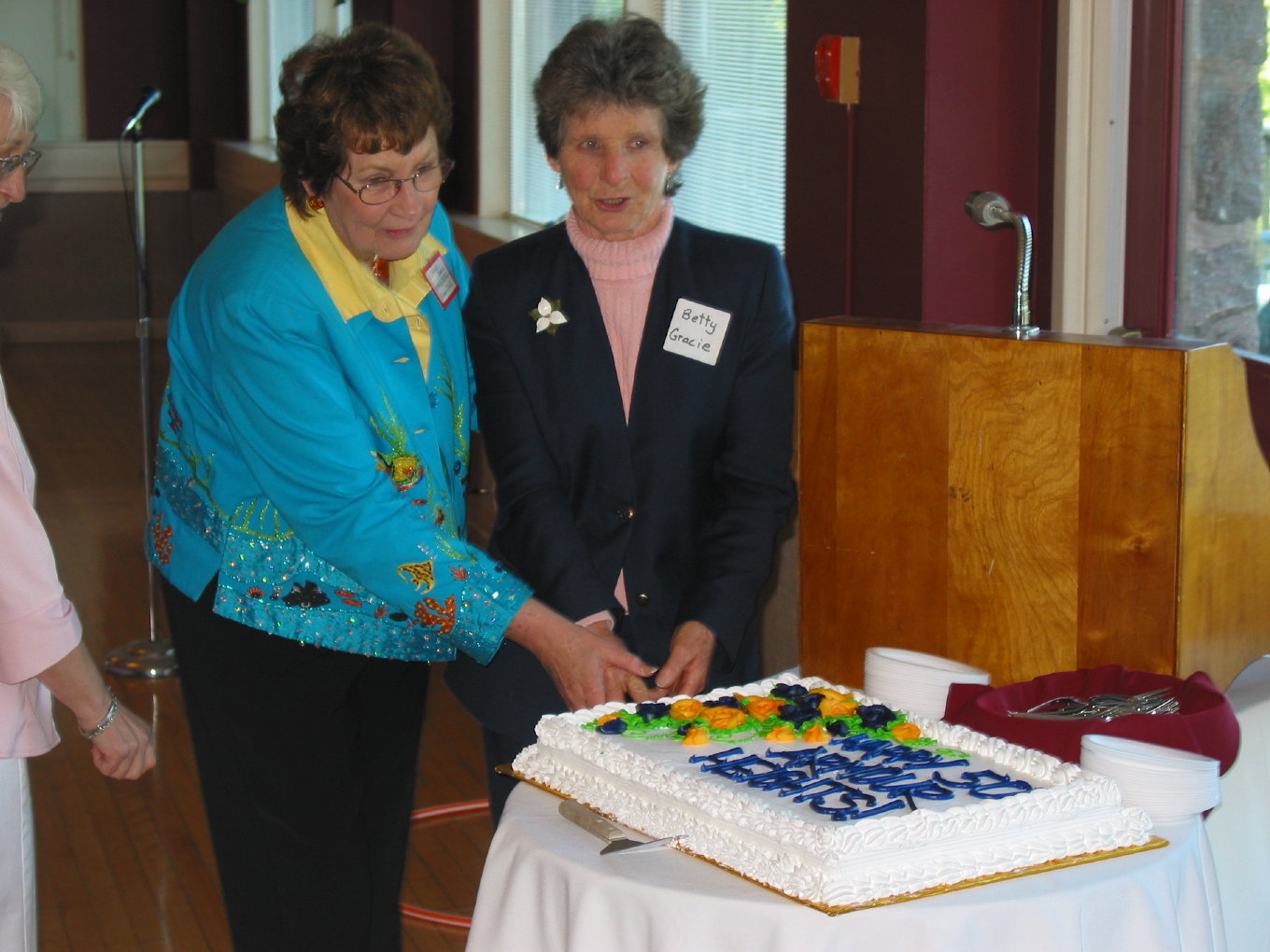 Elaine Spence-Nancekievill and Betty Berrett-Gracie B