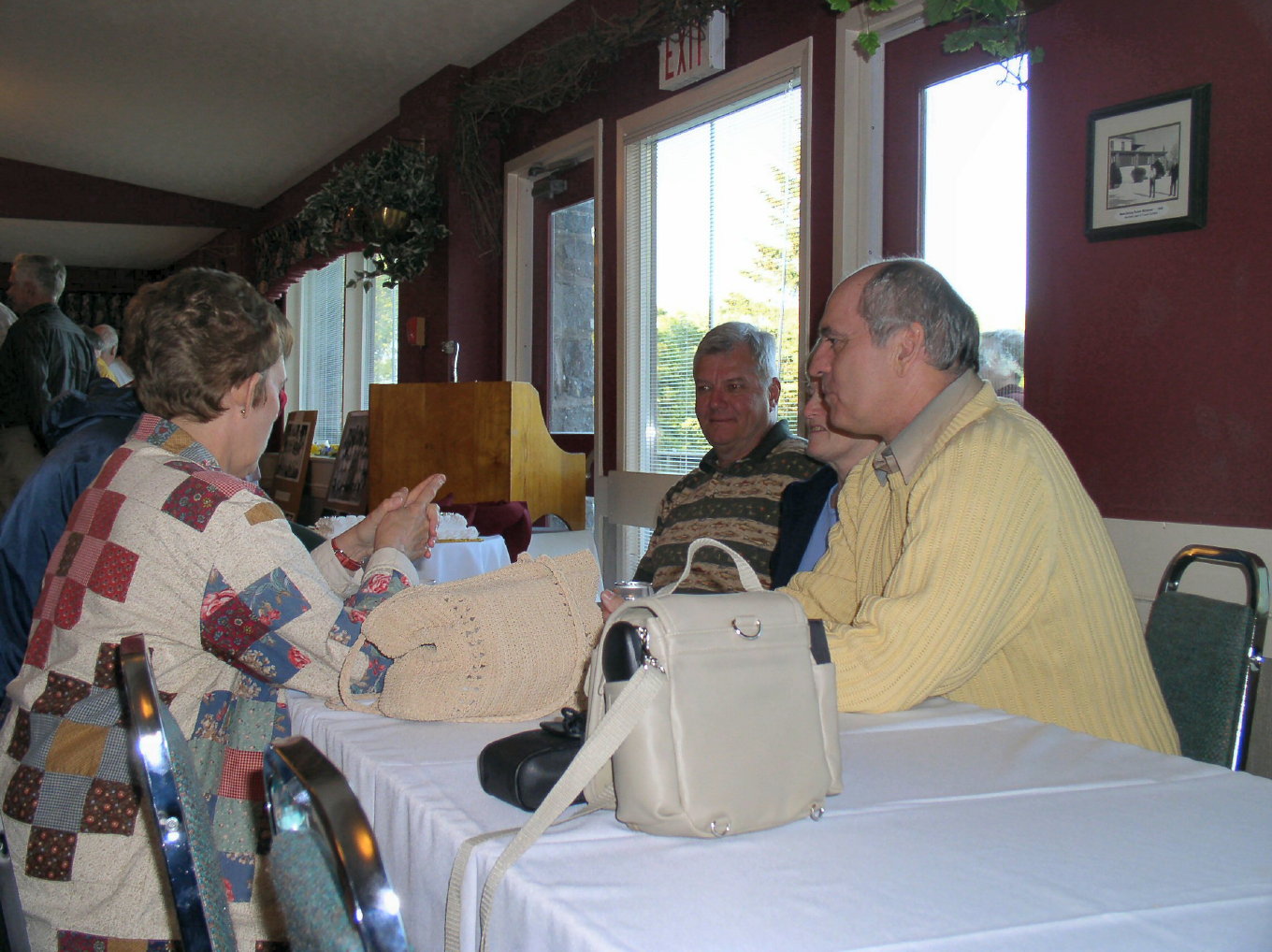 Wayne King and Wayne Lucas at reunion May 29 04 038