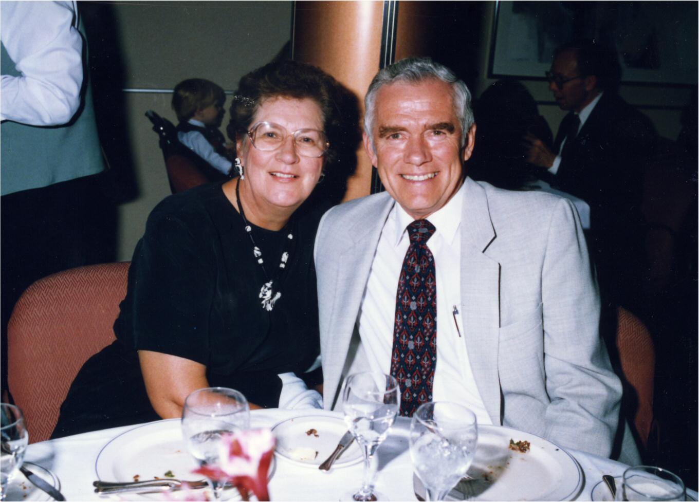 Elaine (Spence) and husband Ivan Nancekievill on Panama Cruise