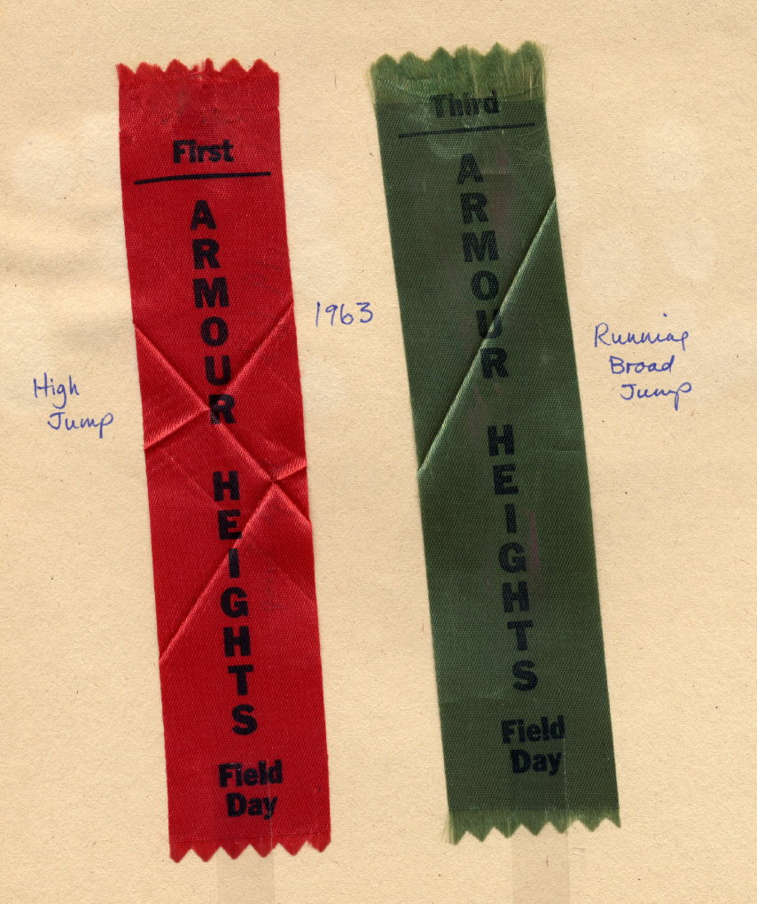 1963 Field Day Ribbons