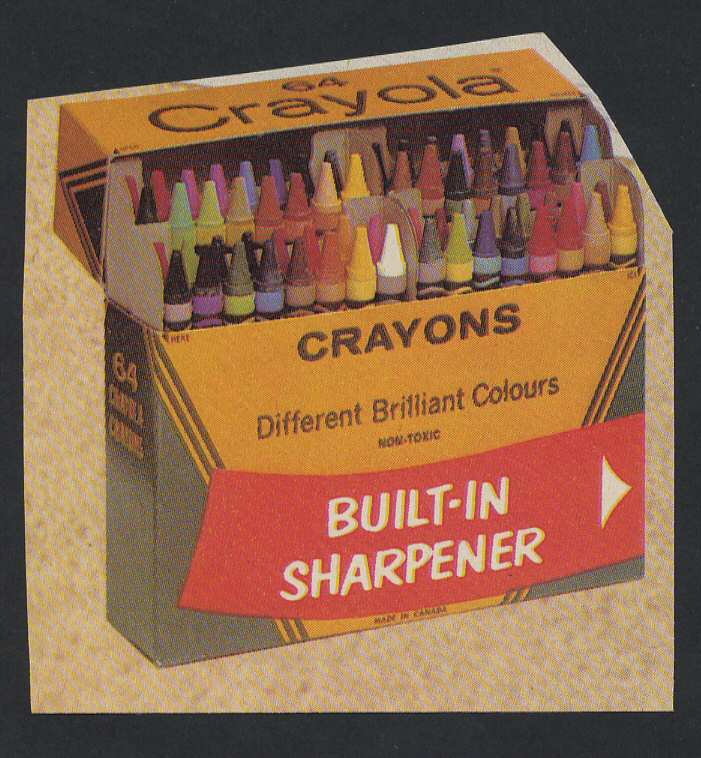 crayola crayons 64 colours built in sharpener