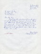 1964 Grade 8 example of ink pen writing and letter style