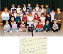 1989 Senior Kindergarten Armour Heights Mrs Sandi Butcher and Miss Palmer