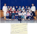 1990 Junior Kindergarten Armour Heights Mrs Sandi Butcher and Miss Palmer